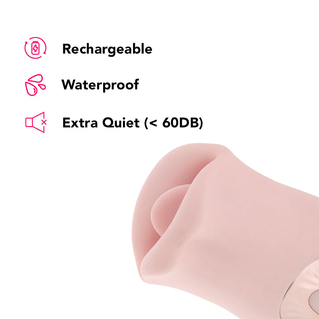 Loveline Kiss Dual Action Suction Vibe Vibrators > Clitoral Stimulators