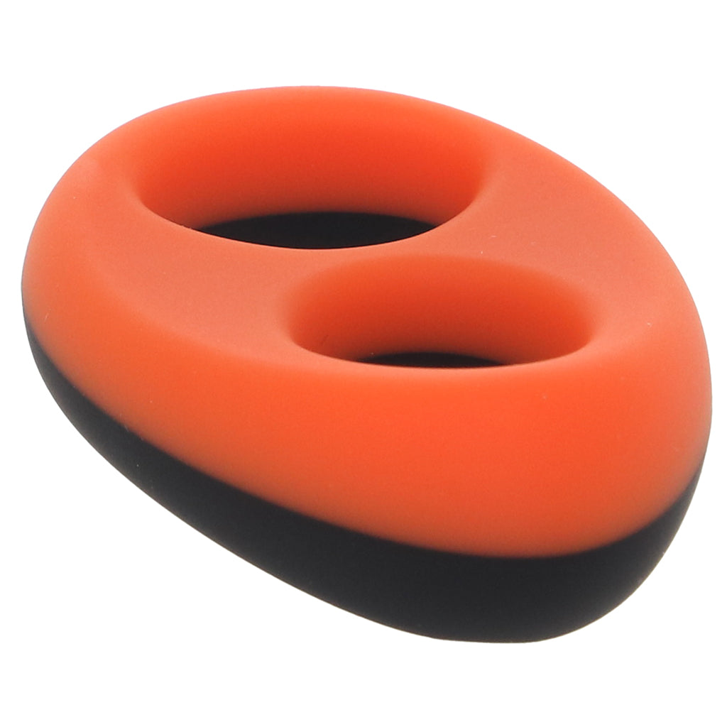Rock Solid The Code C-Ring and Bandana Set in Orange Cock Rings