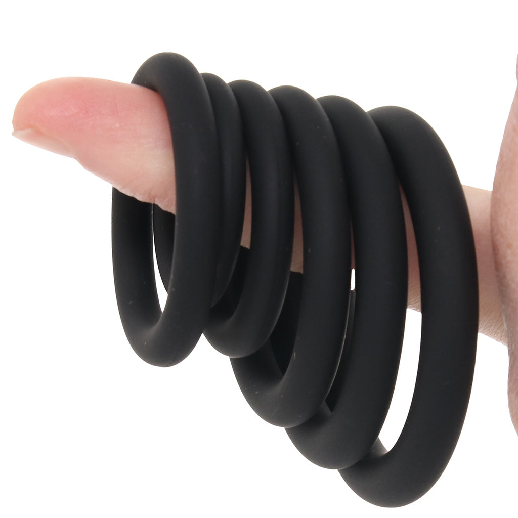 LEVELZ 6 Piece Classic Cock Ring Set Cock Rings