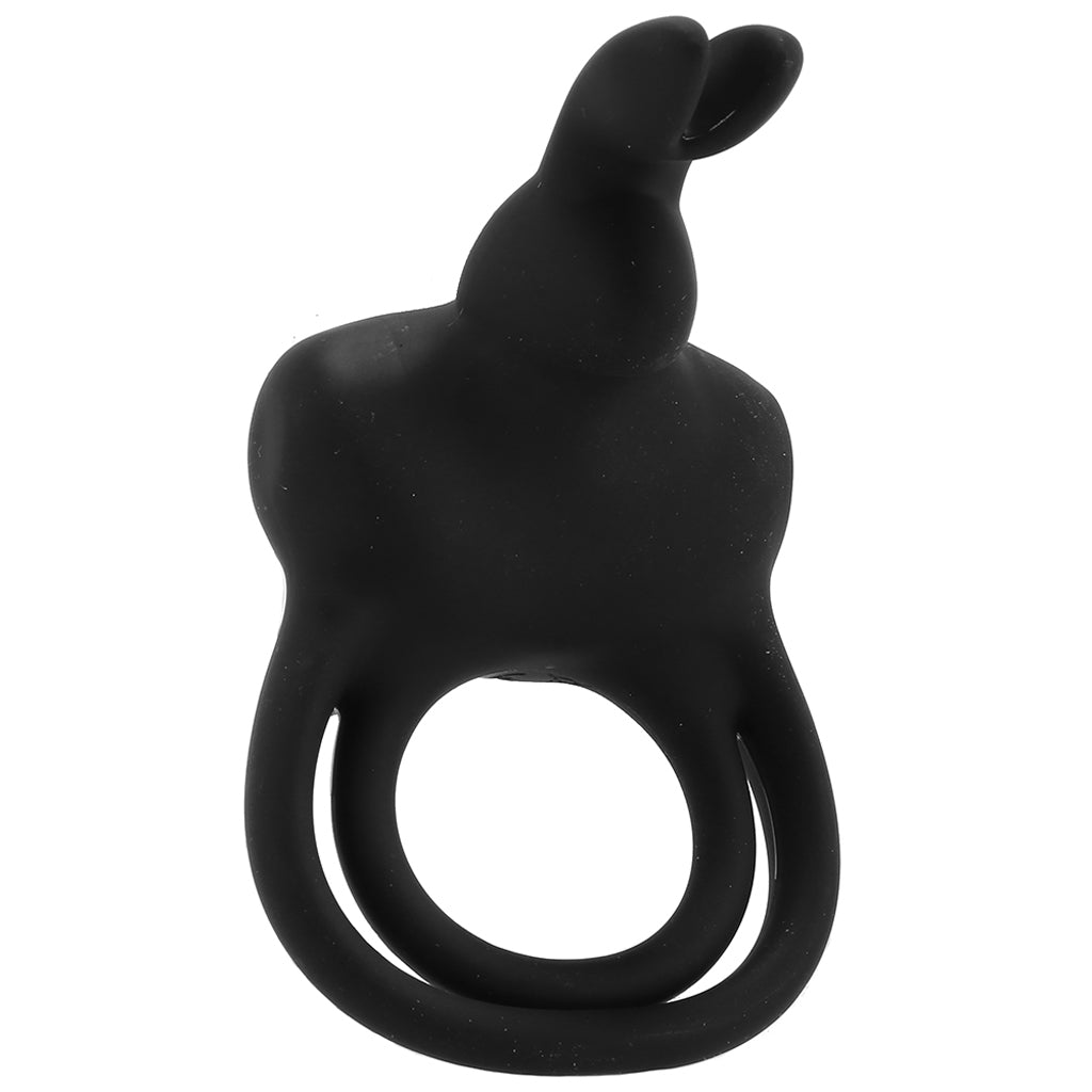 Happy Rabbit Vibrating Cock Ring in Black Cock Rings
