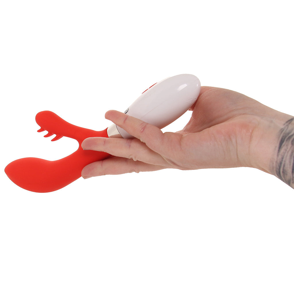 Luminous Agave Rabbit Vibe in Red Vibrators > Rabbit Vibrators