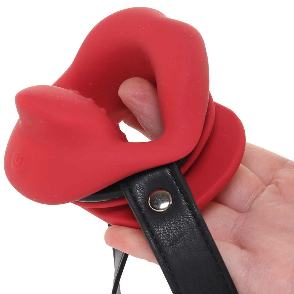 Master Series Vibrating Sissy Mouth Gag Bondage and Fetish > Ball Gags & Mouth Restraints