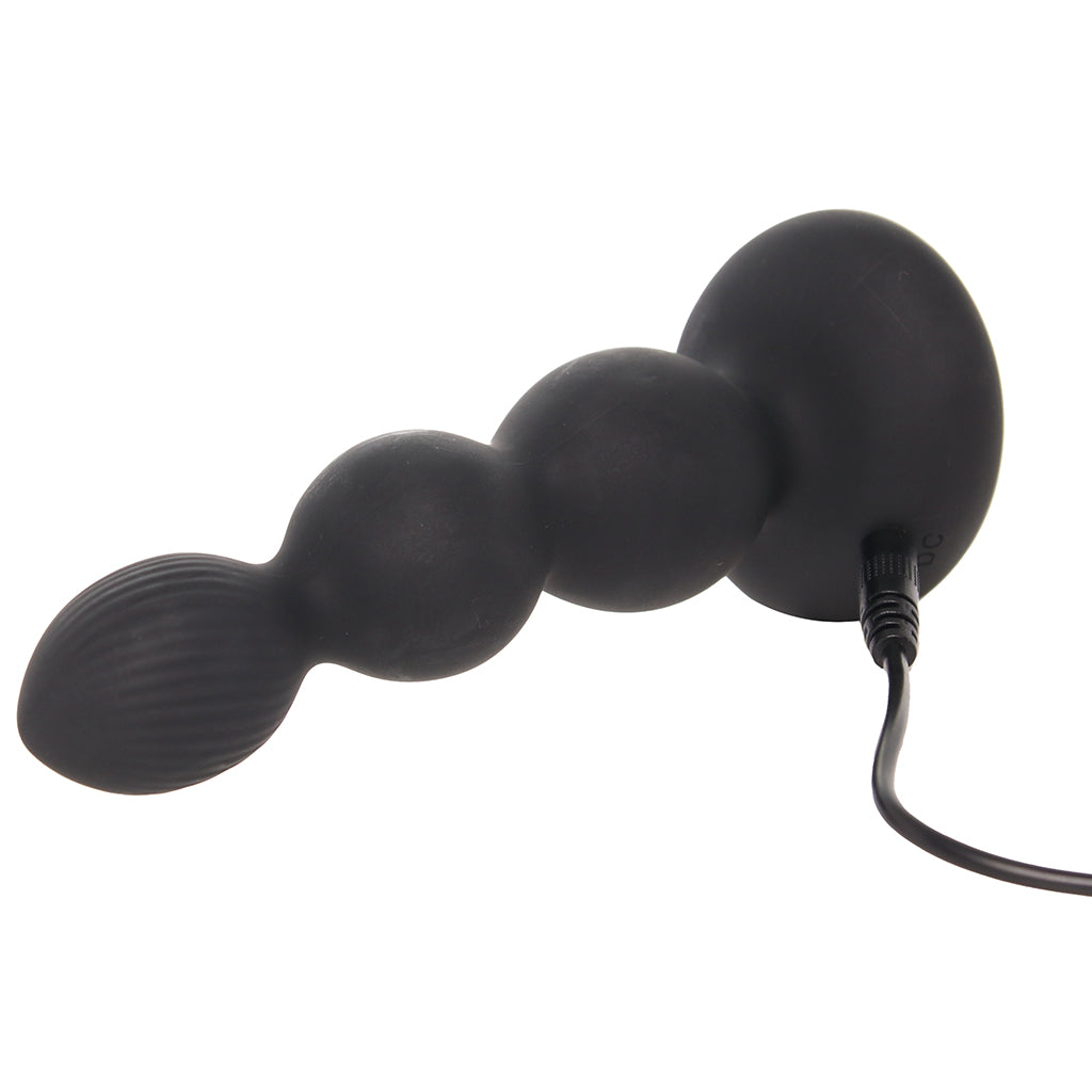 Renegade Valor Gyrating & Vibrating Beaded Plug Anal Sex Toys > Butt Plugs
