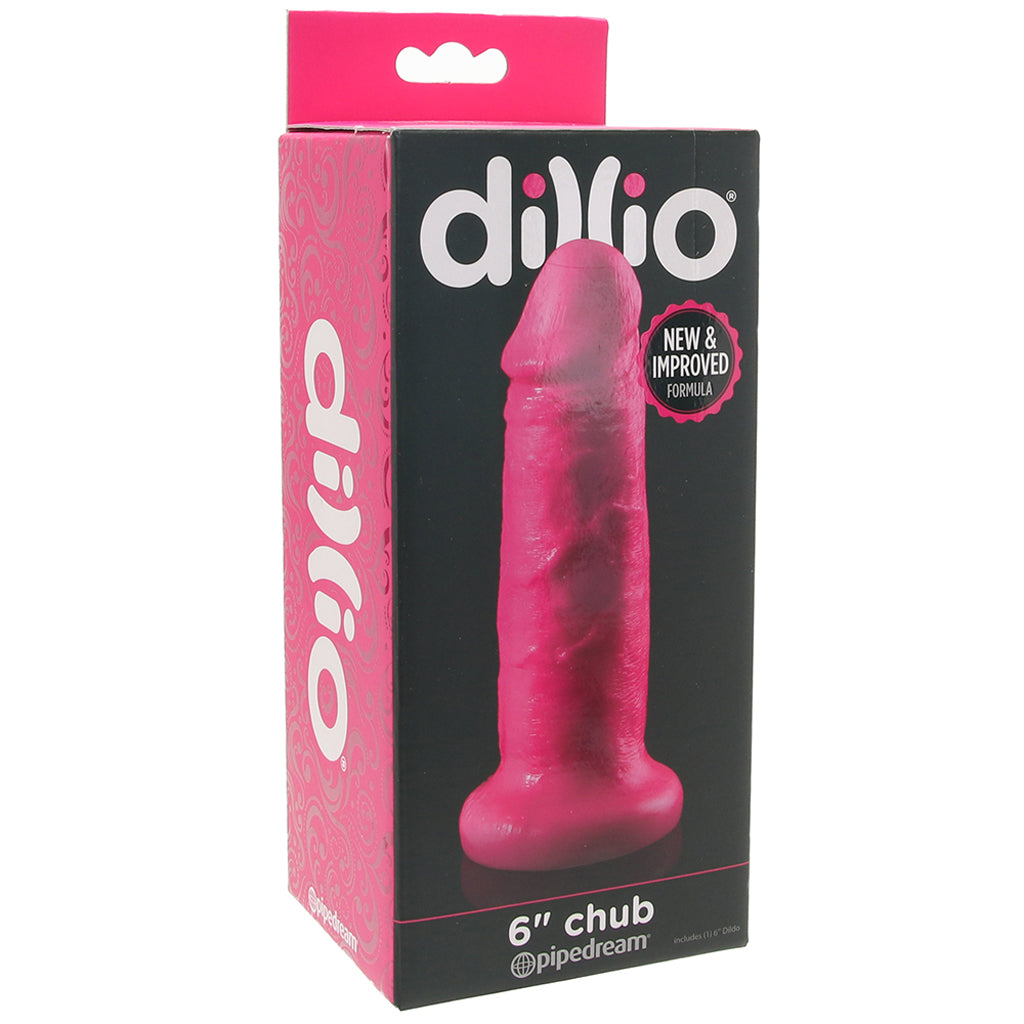 Dillio 6 Inch Chub Dildo in Hot Pink Dildo Sex Toys > Realistic Dildos
