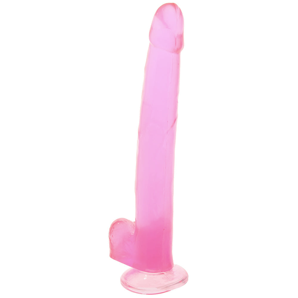 Size Queen 12 Inch Jelly Dildo in Pink Dildo Sex Toys > Realistic Dildos