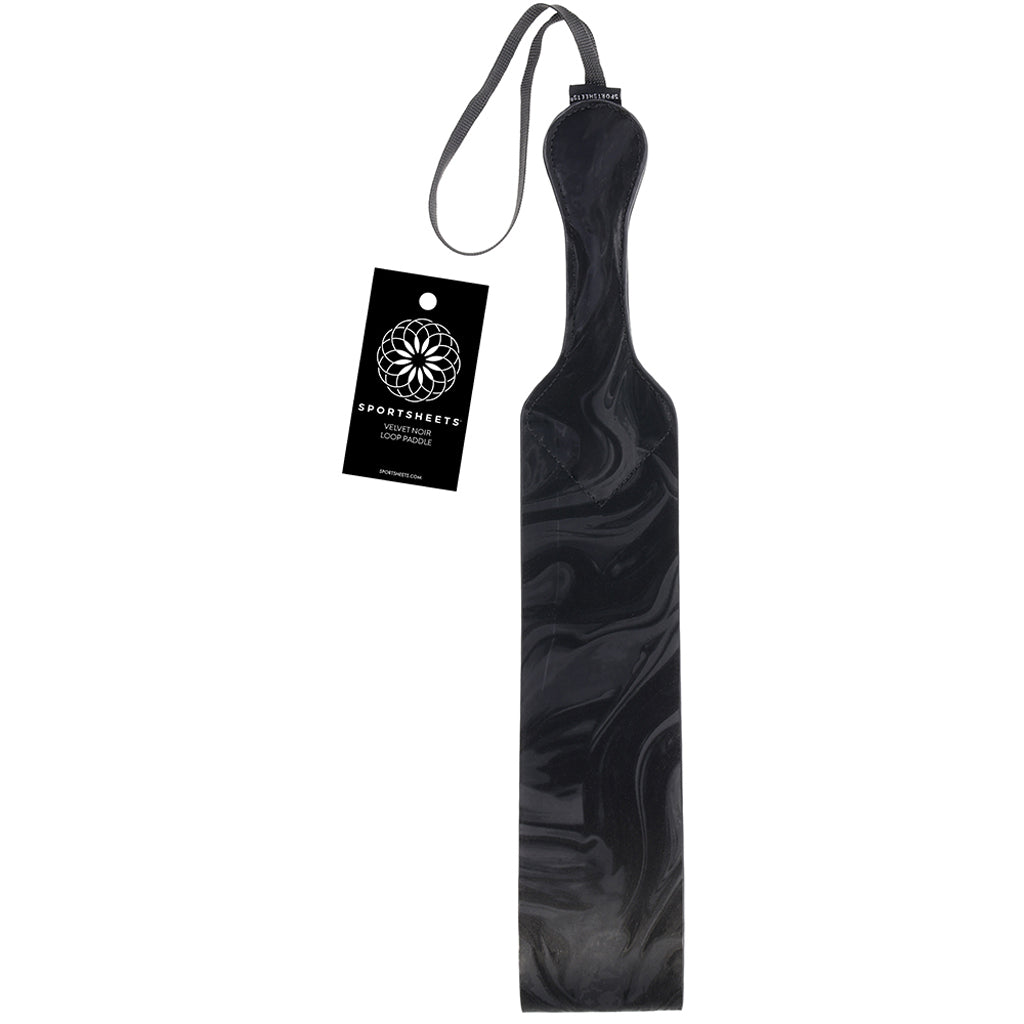 Velvet Noir Loop Paddle Bondage and Fetish > Whips and Crops