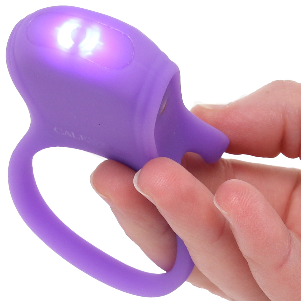 Basic Essentials Dual Support Vibrating Cock Ring Cock Rings