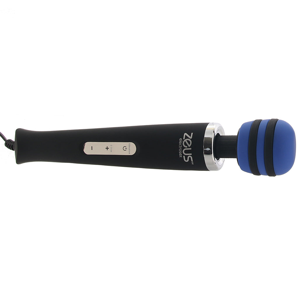 Zeus Blue Arc Plug In E-Stim Vibrating Wand Vibrators > Wands