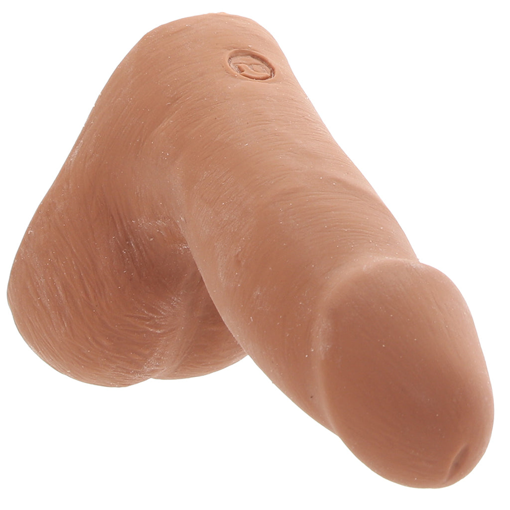 The Realistic 5 Inch Cock with Balls in Caramel Dildo Sex Toys > Realistic Dildos