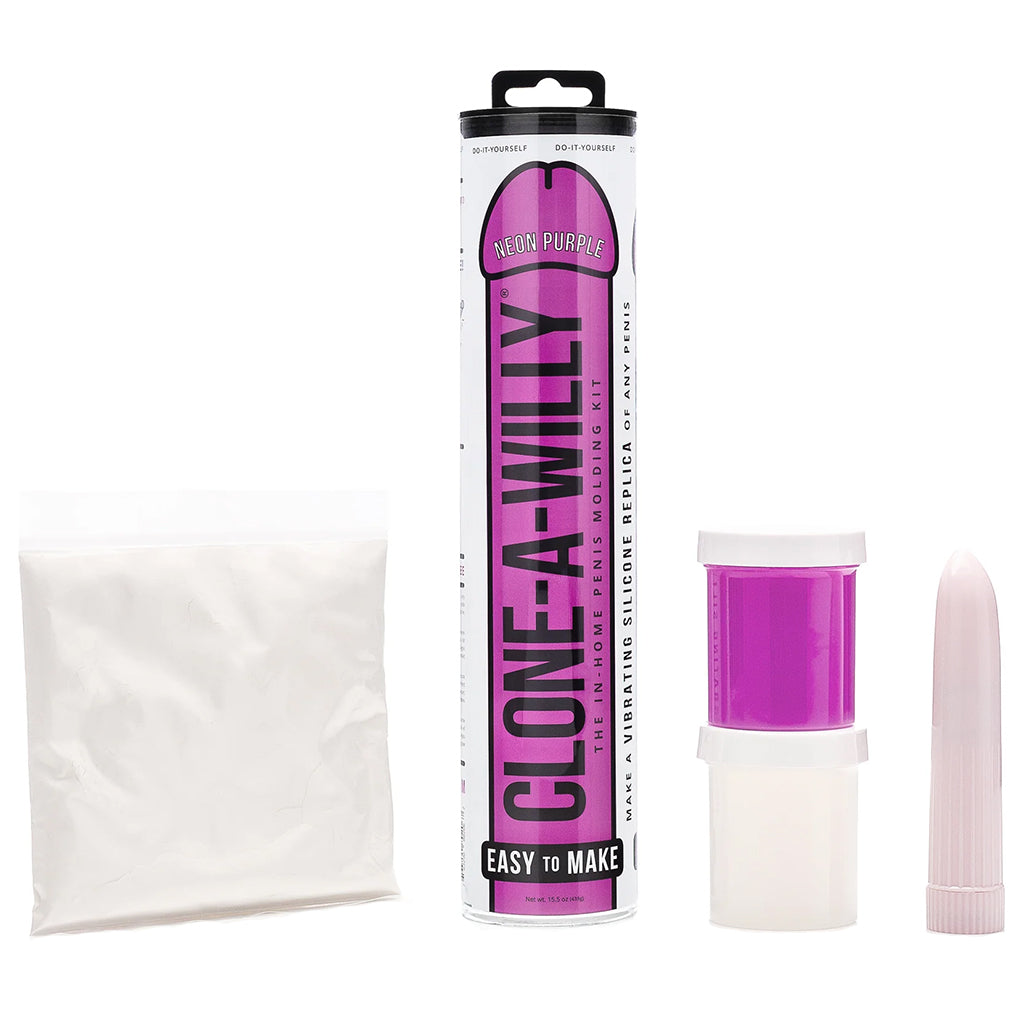 Clone-A-Willy Vibrator Kit in Neon Purple Dildo Sex Toys > Realistic Dildos
