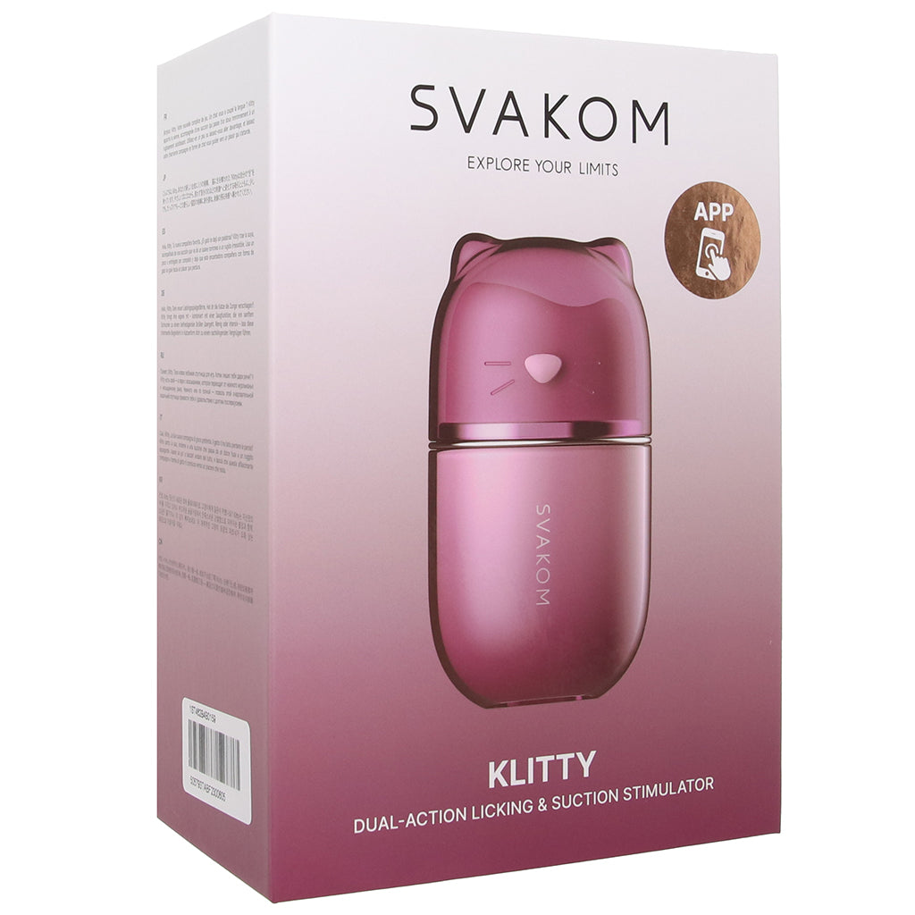 Klitty Dual-Action Licking & Suction Stimulator 🩷 JoyfulPink.com Vibrators > Clitoral Stimulators