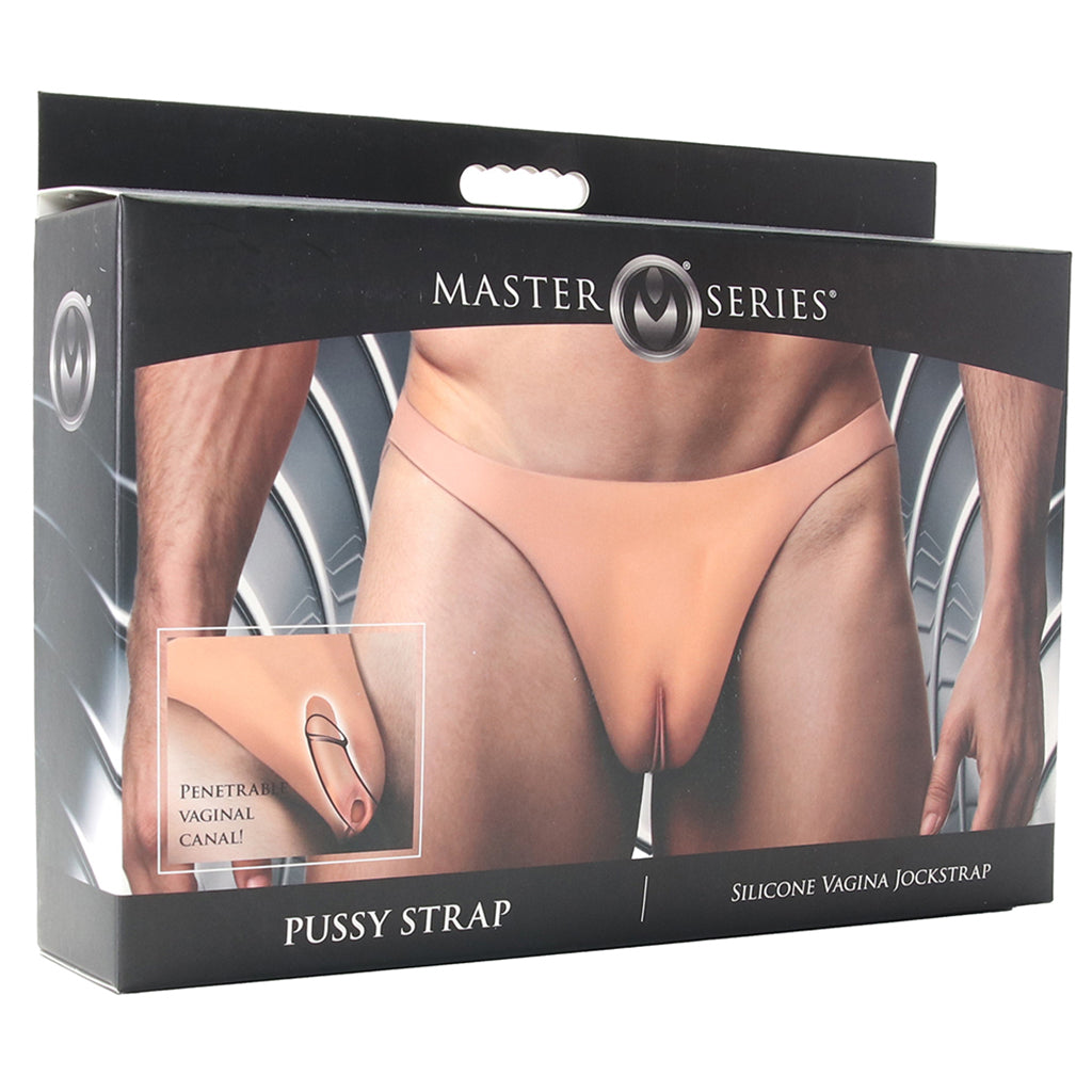Master Series Pussy Strap Silicone Jockstrap in Light Sexual Wellness > Gender Expression and Affirmation