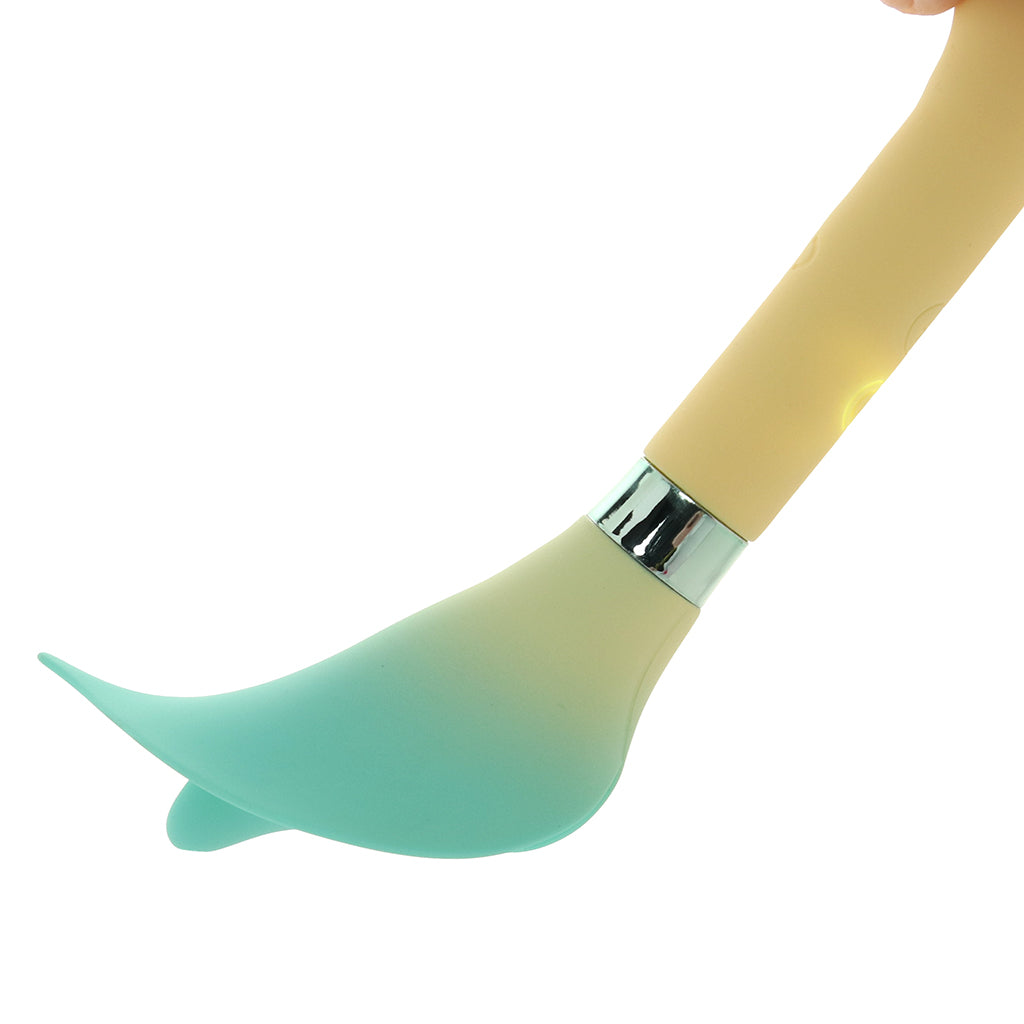 Vala Fiercely Powerful Silicone Flower Vibe in Yellow Vibrators > Clitoral Stimulators