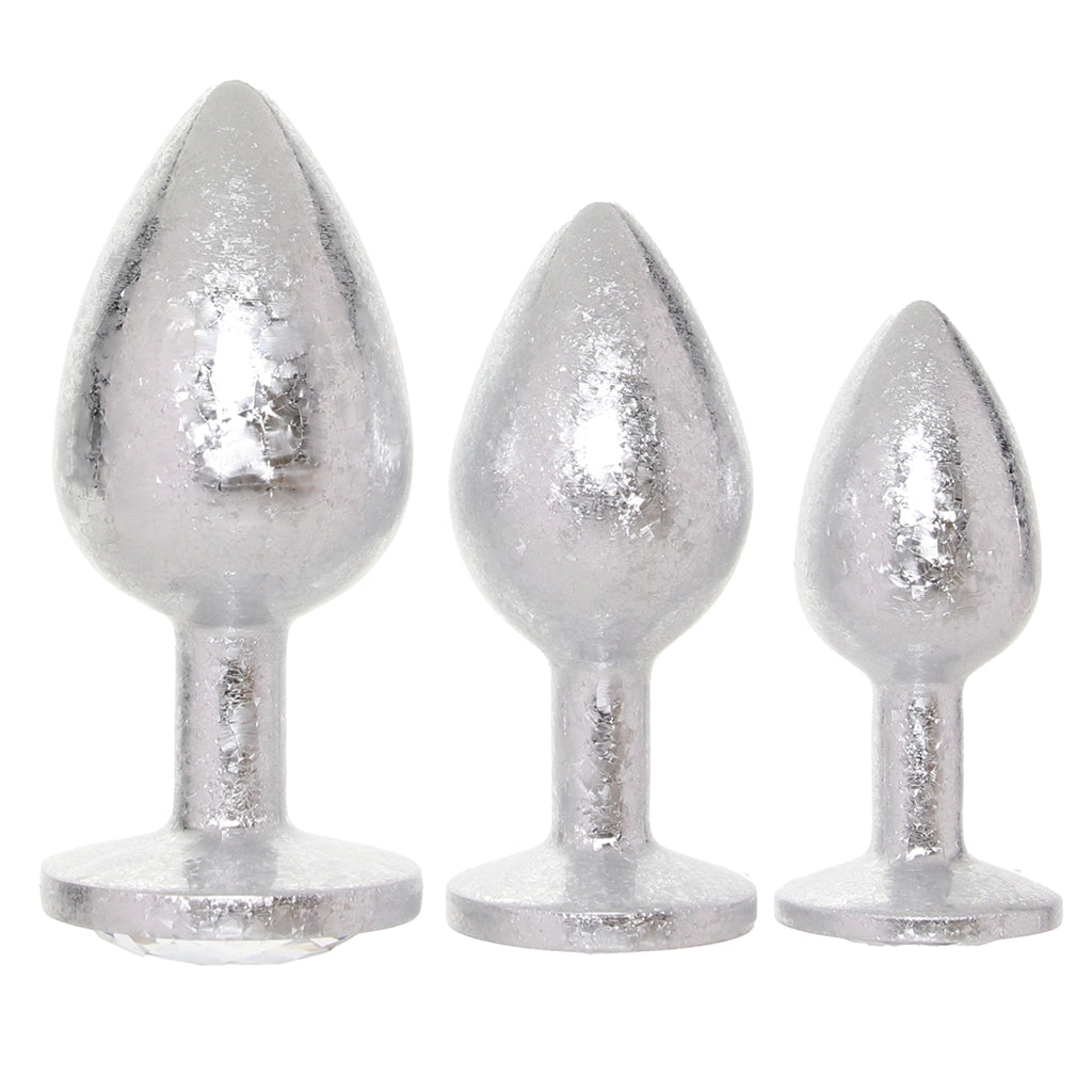 Ouch! New York Collection Metal Anal Plug Set Anal Sex Toys > Butt Plugs