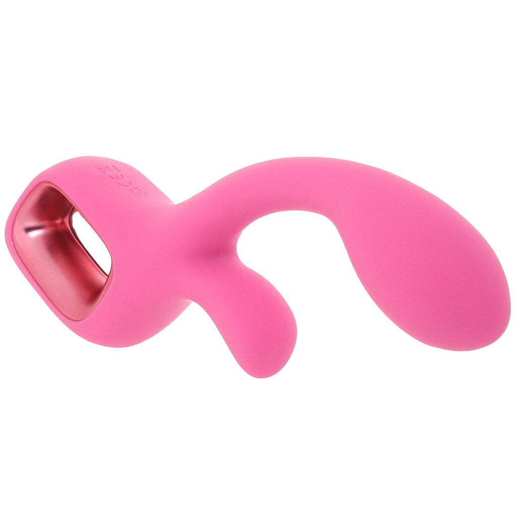 Pretty in Pink Velvet G-Spot Rabbit Vibe Vibrators > Rabbit Vibrators