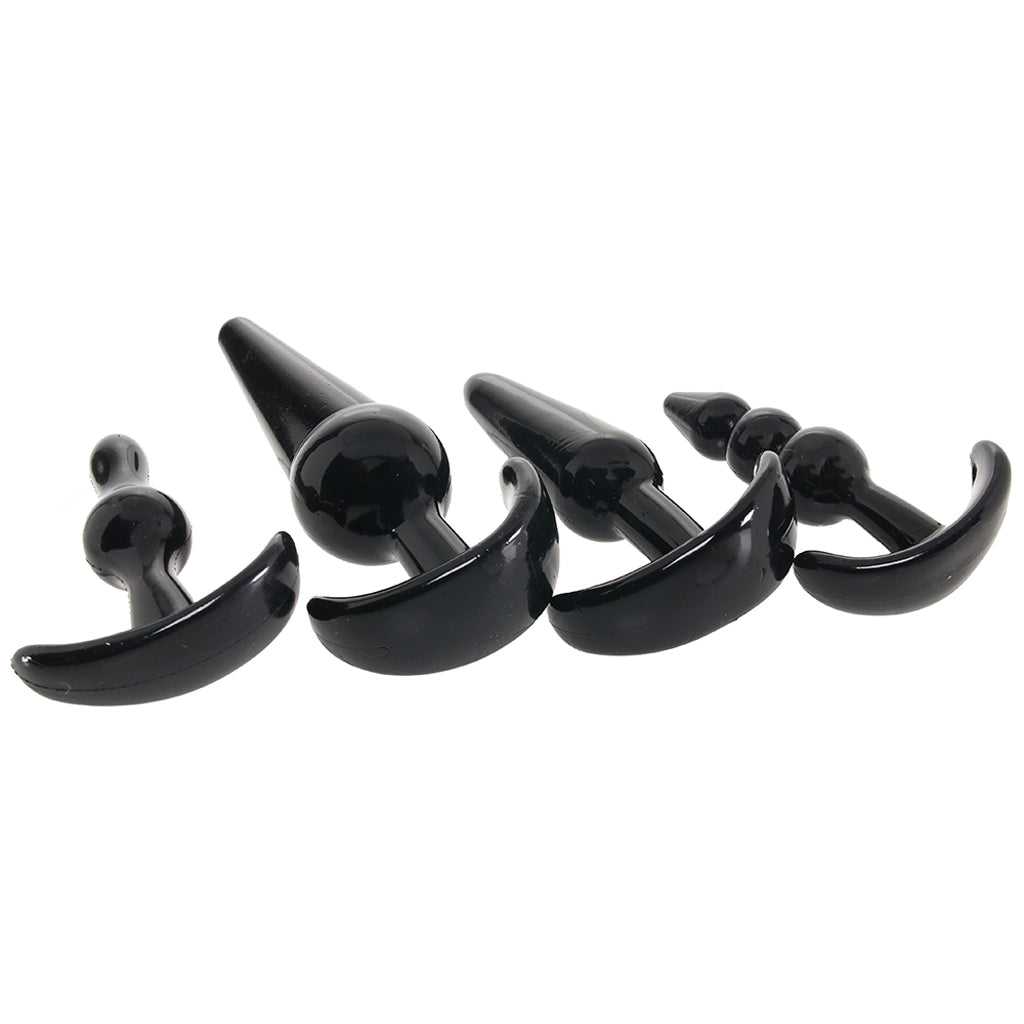 No.80 4-Piece Butt Plug Set Anal Sex Toys > Butt Plugs