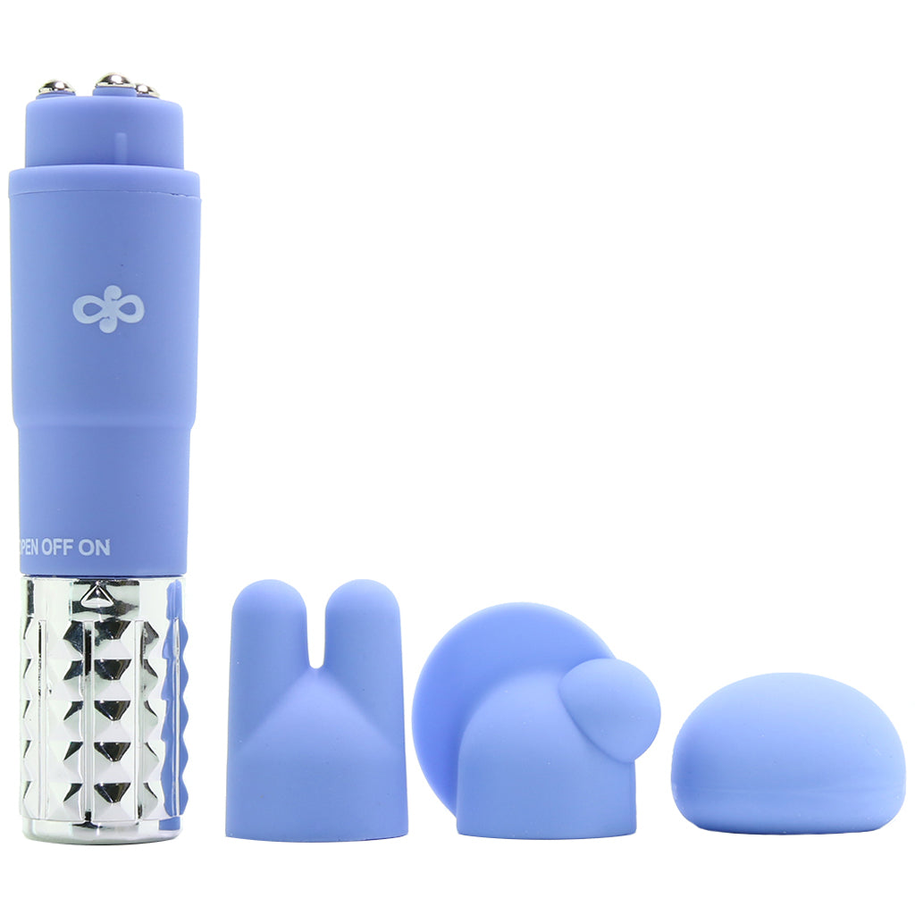 Rosé Revitalize Pocket Massage Vibe Kit in Periwinkle Vibrators > Clitoral Stimulators
