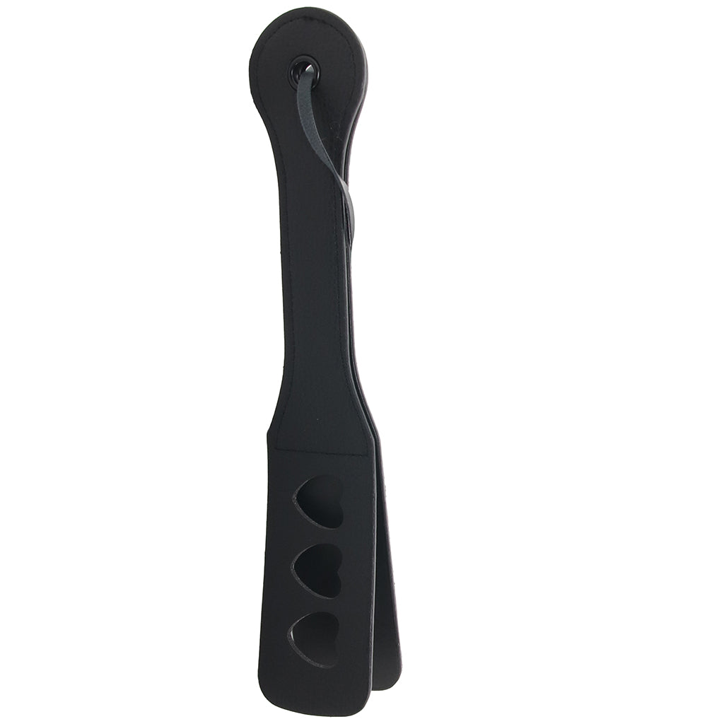 Nocturnal Collection Heart Throb Paddle Bondage and Fetish > Whips and Crops