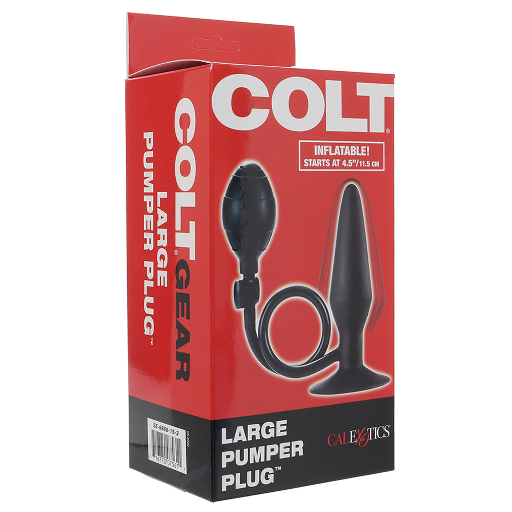 Colt Large Silicone Pumper Plug Anal Sex Toys > Butt Plugs