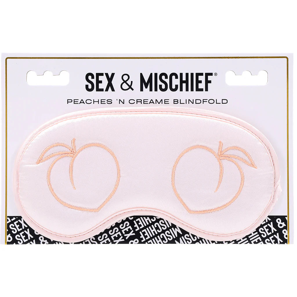 S&M Peaches 'n CreaMe Blindfold Bondage and Fetish > Pleasure Masks and Dress Up Play