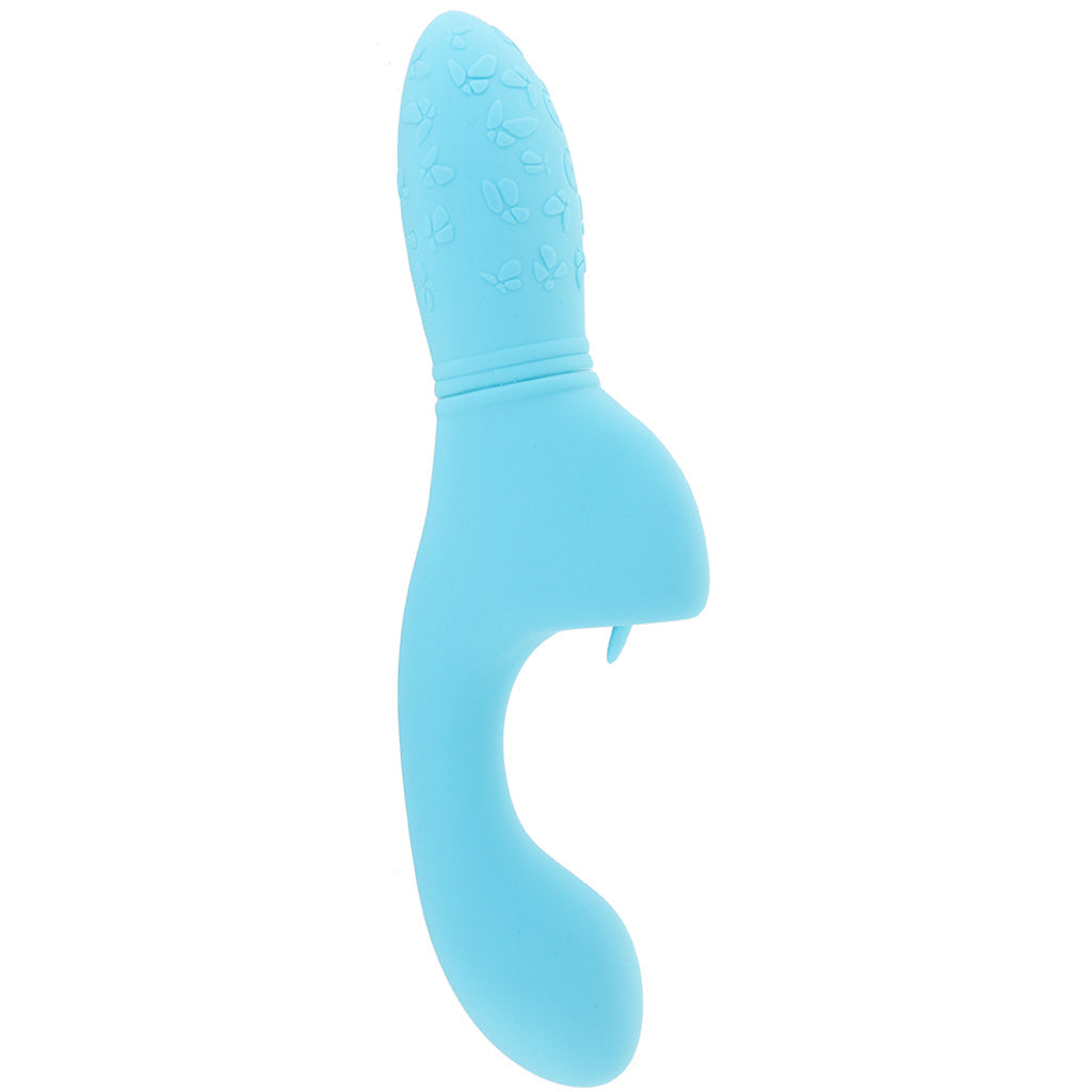 Rechargeable Butterfly Kiss Flicker Vibrator in Blue Vibrators > G-Spot Vibrators