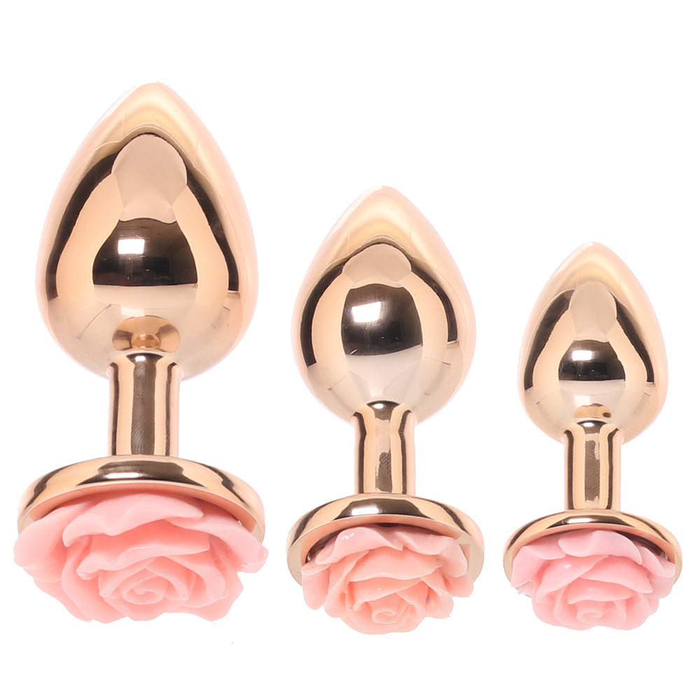 Gemsations 3pc Rose Anal Training Kit Anal Sex Toys > Butt Plugs