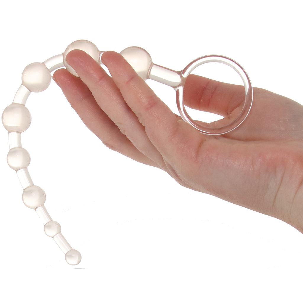 Shane's World Anal 101 Intro Beads in Clear Anal Sex Toys > Anal Beads