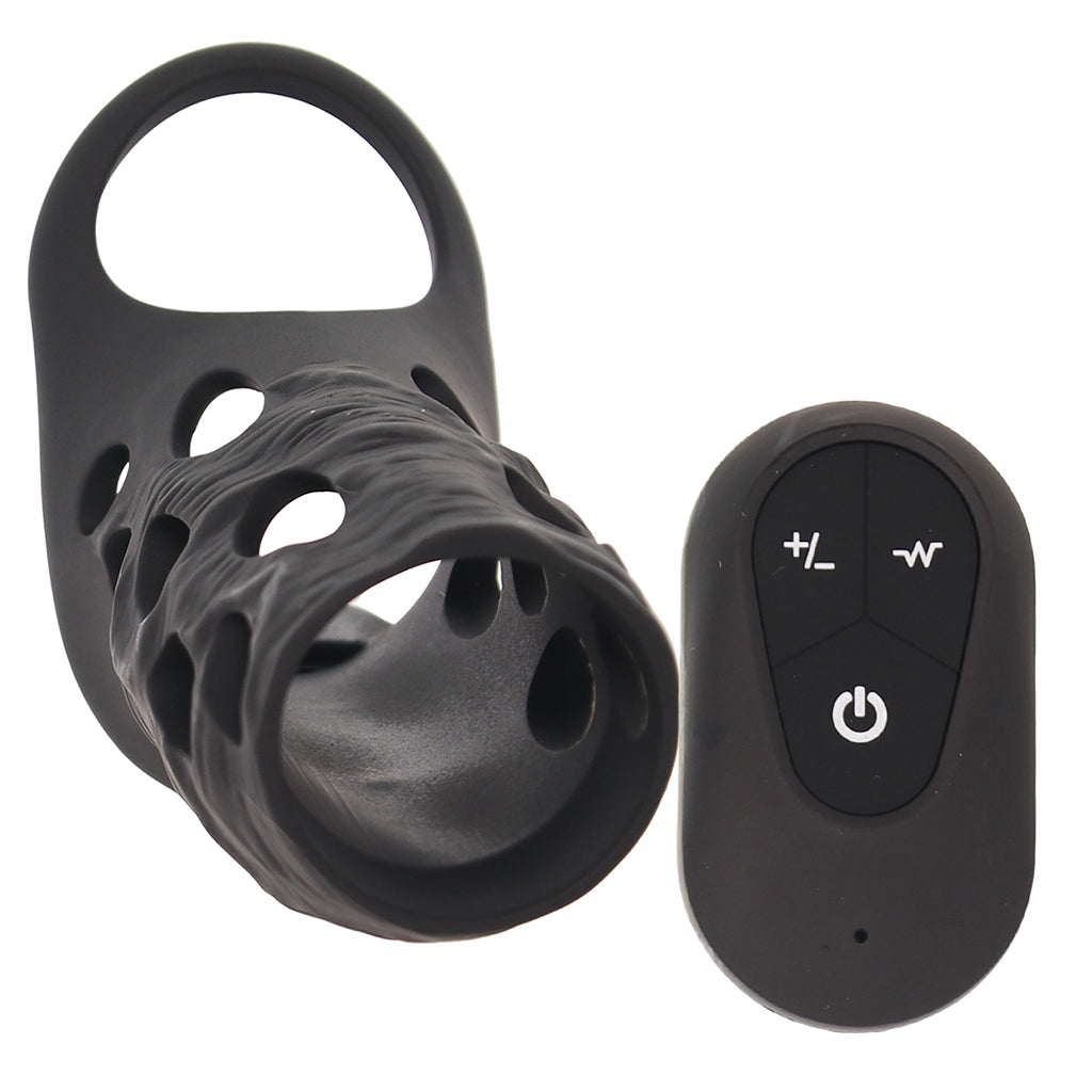 Renegade Edge Vibrating Sleeve with Remote Male Enhancement > Extenders and Sleeves
