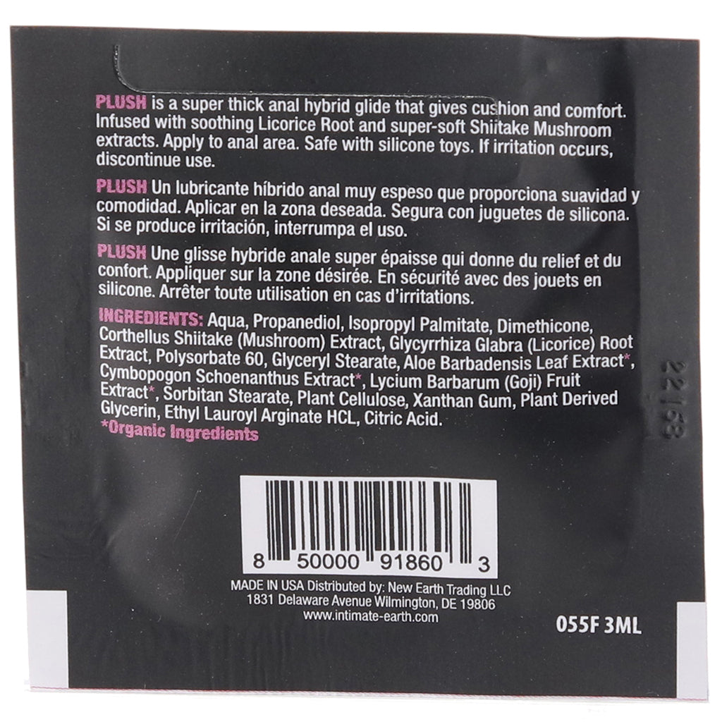 Plush Super Thick Hybrid Anal Glide in .1oz/3ml Lubes and Lotions > Hybrid Lubricants
