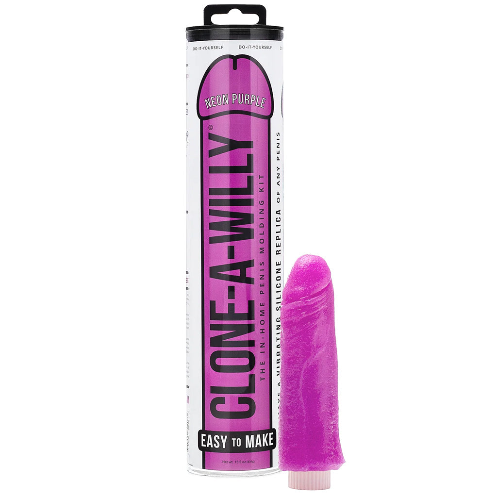 Clone-A-Willy Vibrator Kit in Neon Purple Dildo Sex Toys > Realistic Dildos