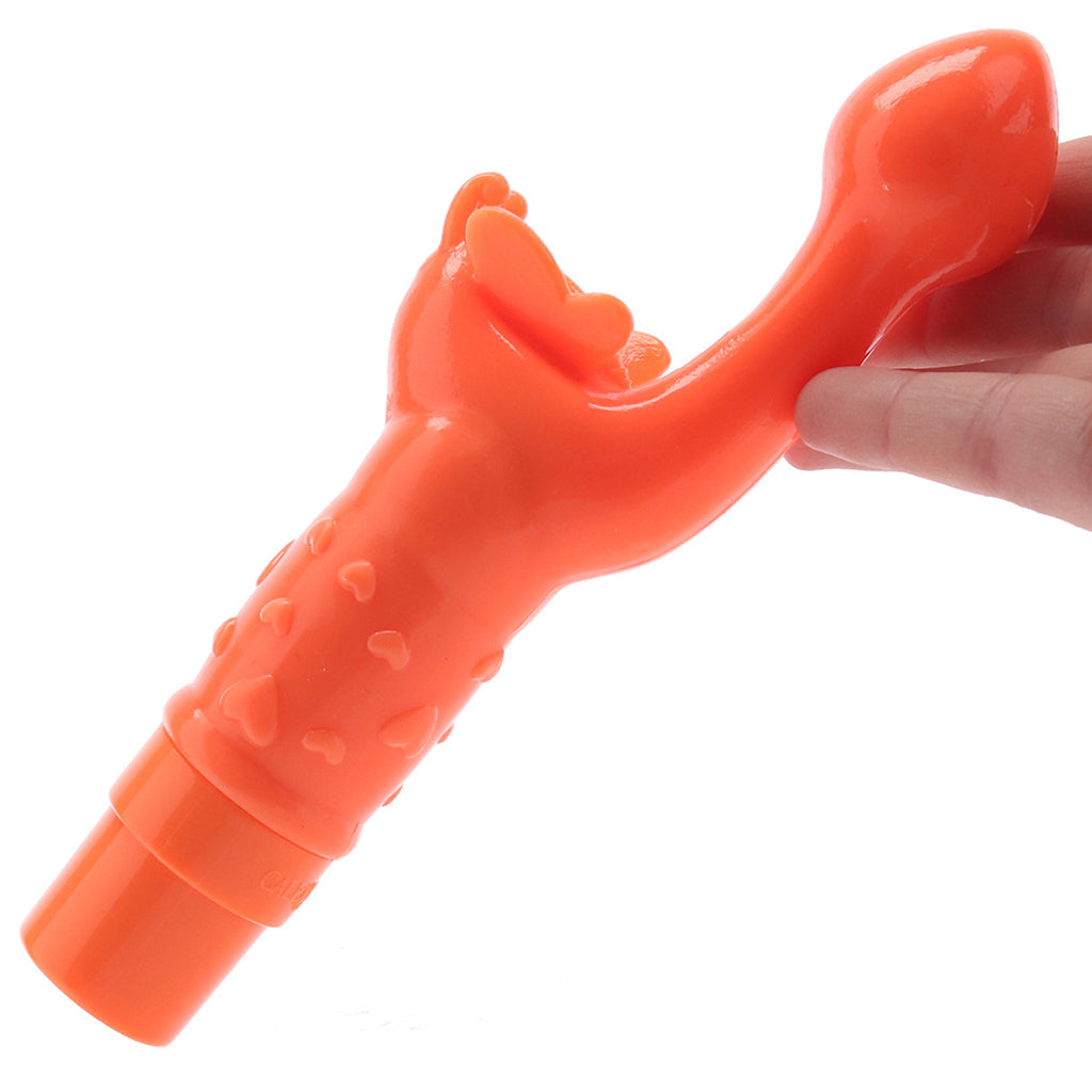 Rechargeable Butterfly Kiss Vibe in Orange Vibrators > G-Spot Vibrators