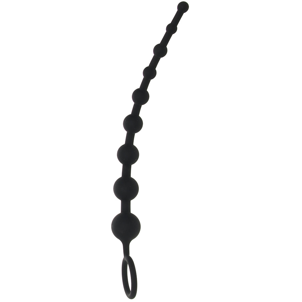 All About Anal Seamless Anal Beads in Black Anal Sex Toys > Anal Beads