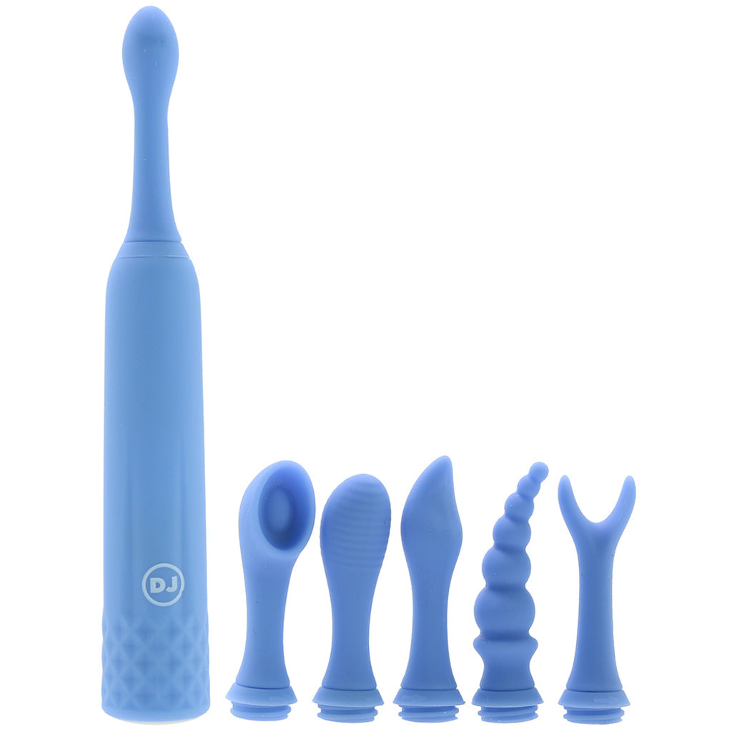 iVibe Select iQuiver 7 Piece Set in Periwinkle Blue Vibrators > Clitoral Stimulators