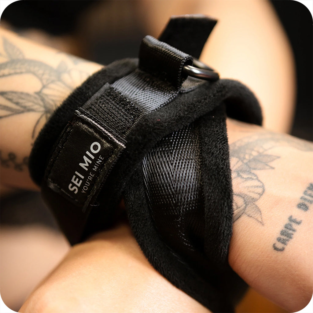 Sei Mio Cross Purposes Cuff Restraints Bondage and Fetish > Wrist and Ankle Cuffs