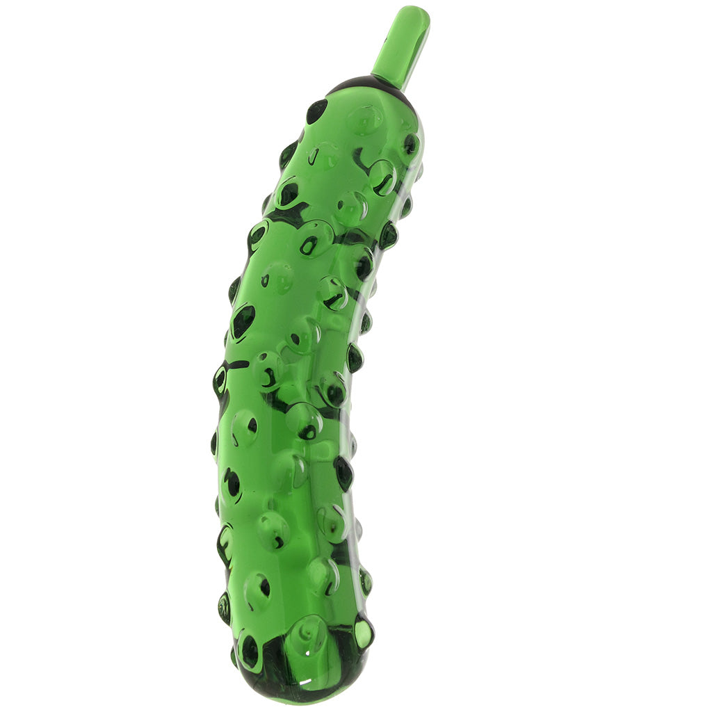 gläs Caressing Cucumber Glass Dildo Dildo Sex Toys > G-Spot Dildos