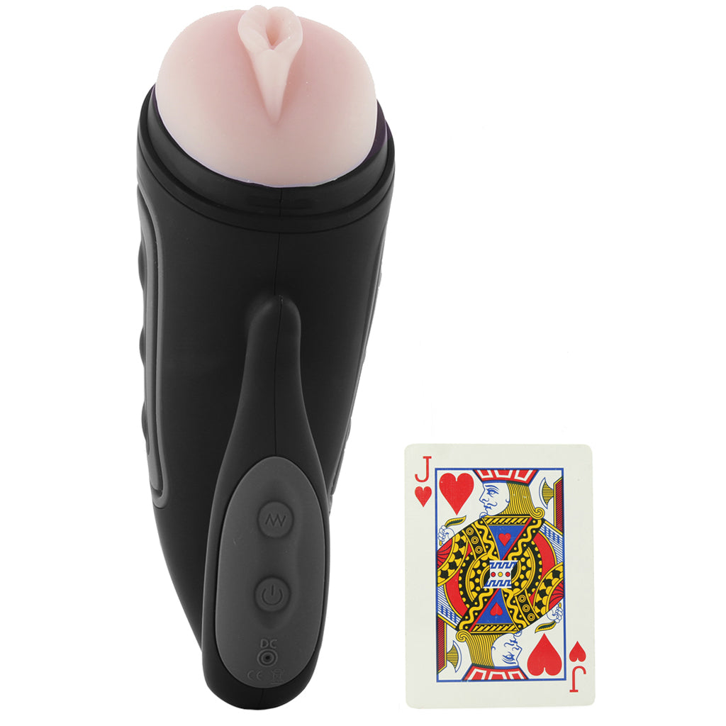 Optimum Power Grip-N-Stroke Masturbator Male Masturbators > Vibrating