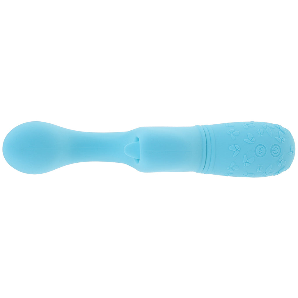 Rechargeable Butterfly Kiss Flicker Vibrator in Blue Vibrators > G-Spot Vibrators