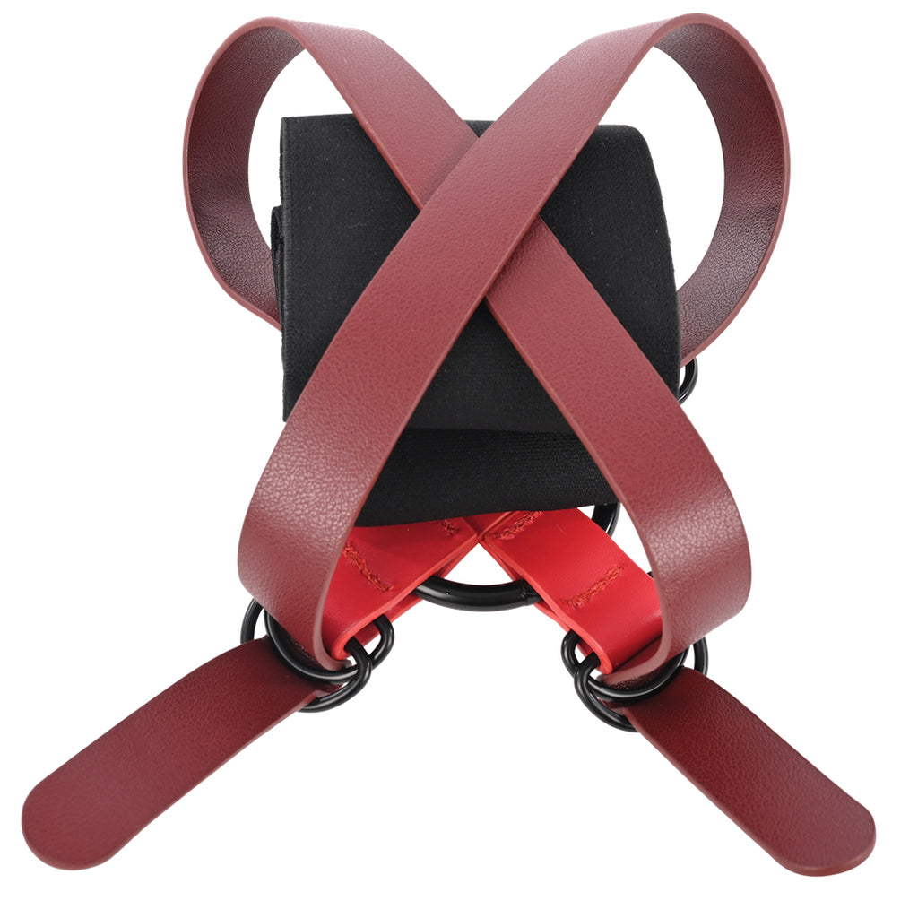 Ex's & Oh's Cross Wrist Cuffs Bondage and Fetish > Wrist and Ankle Cuffs