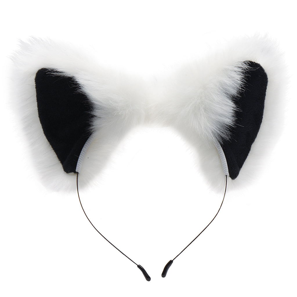 Tailz White Fox Tail Anal Plug & Ears Set Anal Sex Toys > Butt Plugs