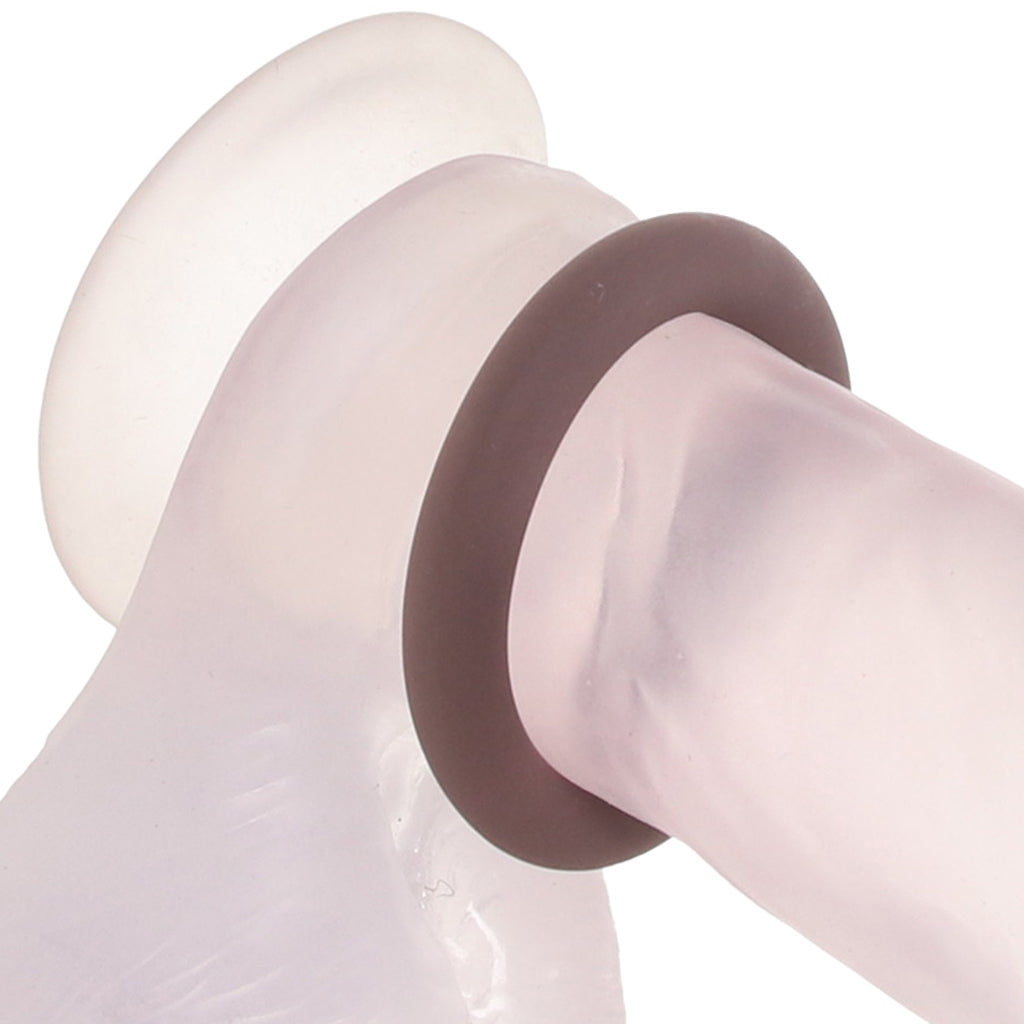 Jock Discreet Silicone Cock Ring Set in Dark Cock Rings