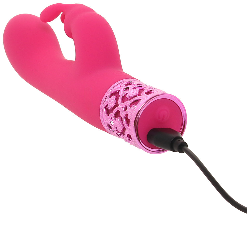 Royal Gems Rabbit Vibe in Pink Vibrators > Rabbit Vibrators