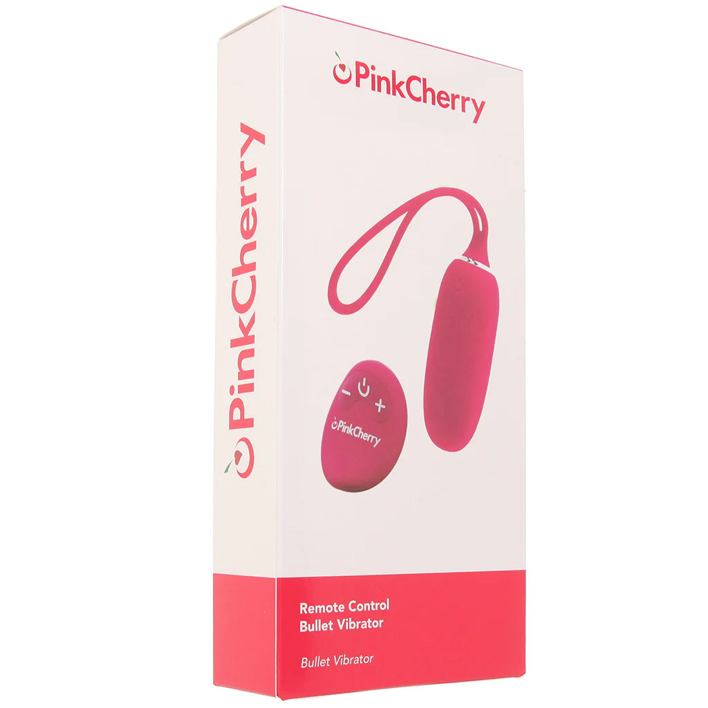 PinkCherry Remote Control Bullet Vibe in Pink Vibrators > Bullet and Egg Vibrators