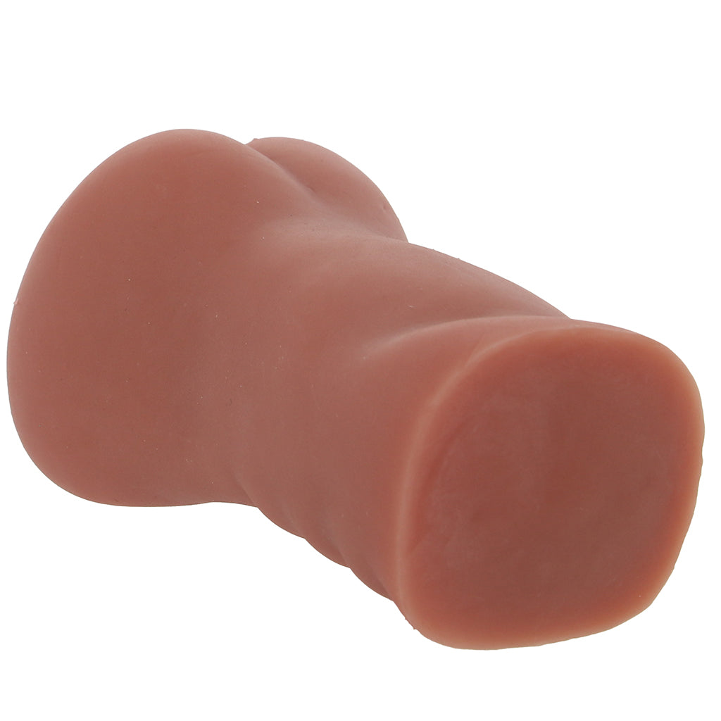 Stroke It Juicy Pussy Stroker in Brown Male Masturbators > Pocket Strokers