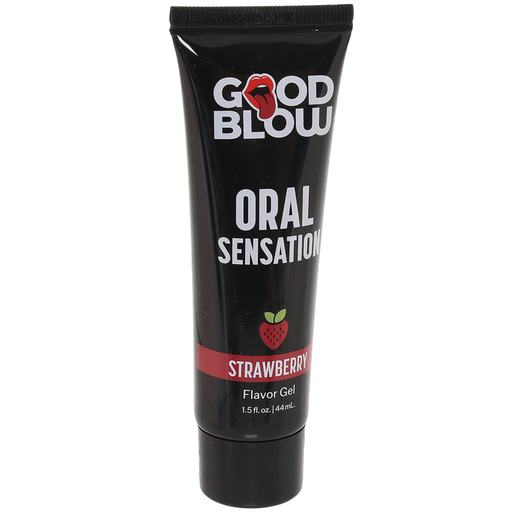 Good Blow Oral Sensation Gel 1.5oz/44.4ml in Strawberry Lubes and Lotions > Sexual Stimulants