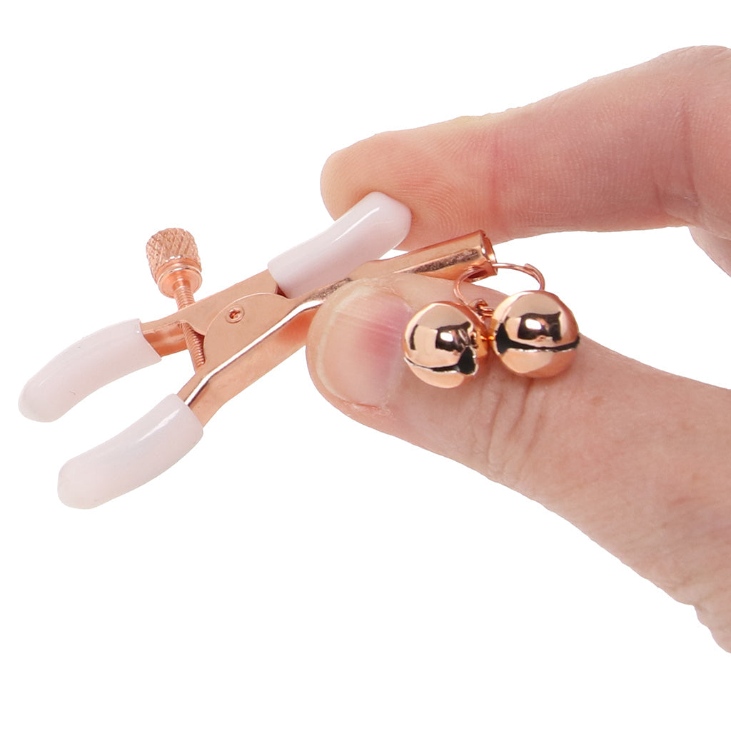 S&M Peaches 'n CreaMe Bell Nipple Clamps Bondage and Fetish > Nipple Stimulators & Clamps