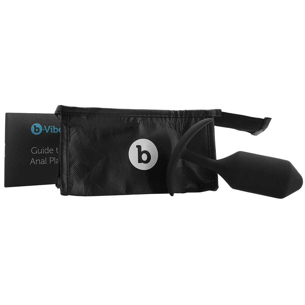 Snug Plug 3 Weighted Silicone Butt Plug Anal Sex Toys > Butt Plugs