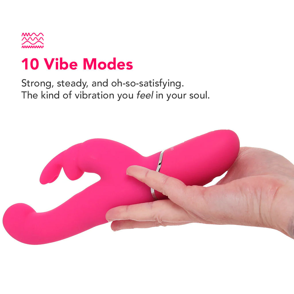 PinkCherry G-Spot Stroker Rabbit Vibe in Pink Vibrators > Rabbit Vibrators