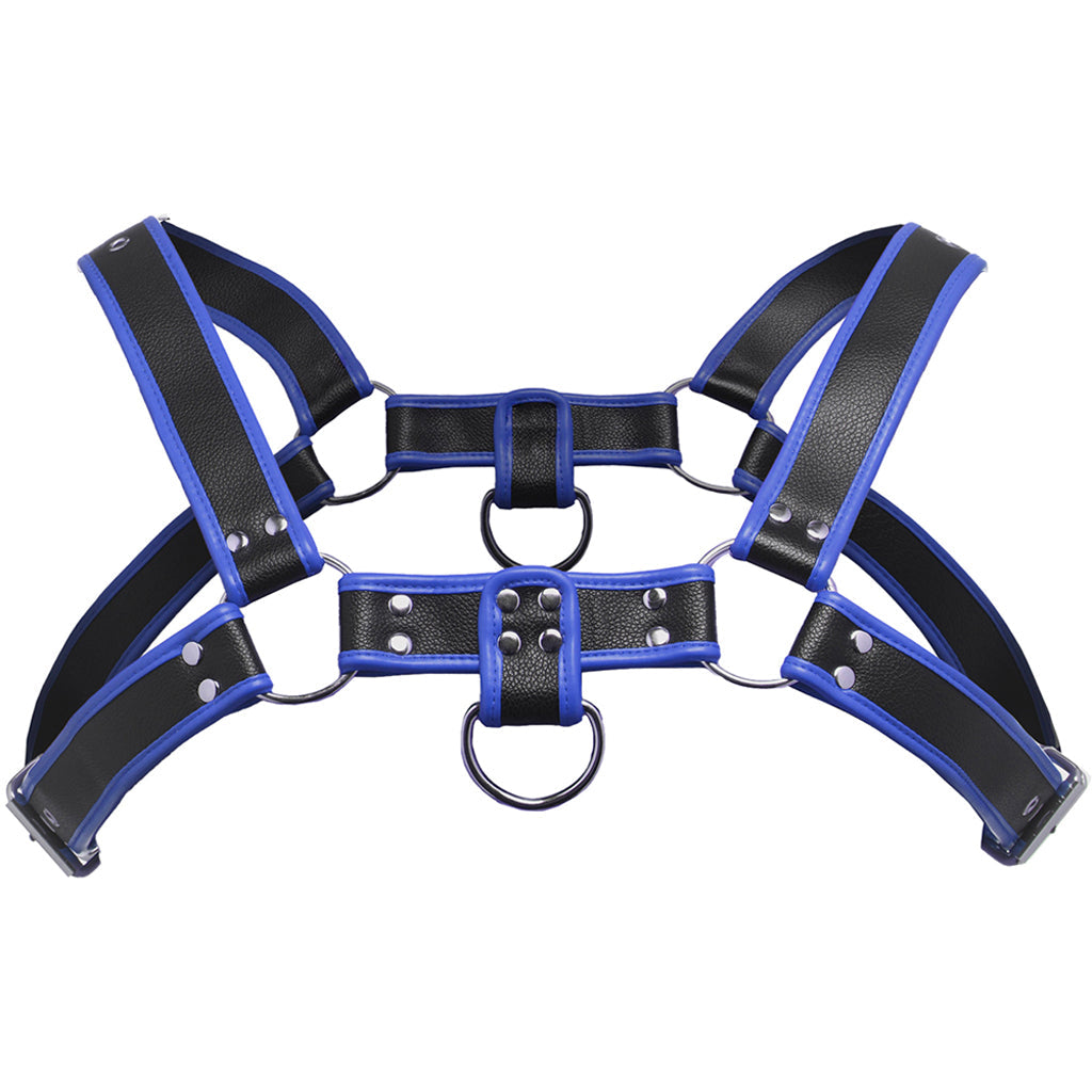Master Series Bulldog Harness in Blue Bondage and Fetish > Restraints