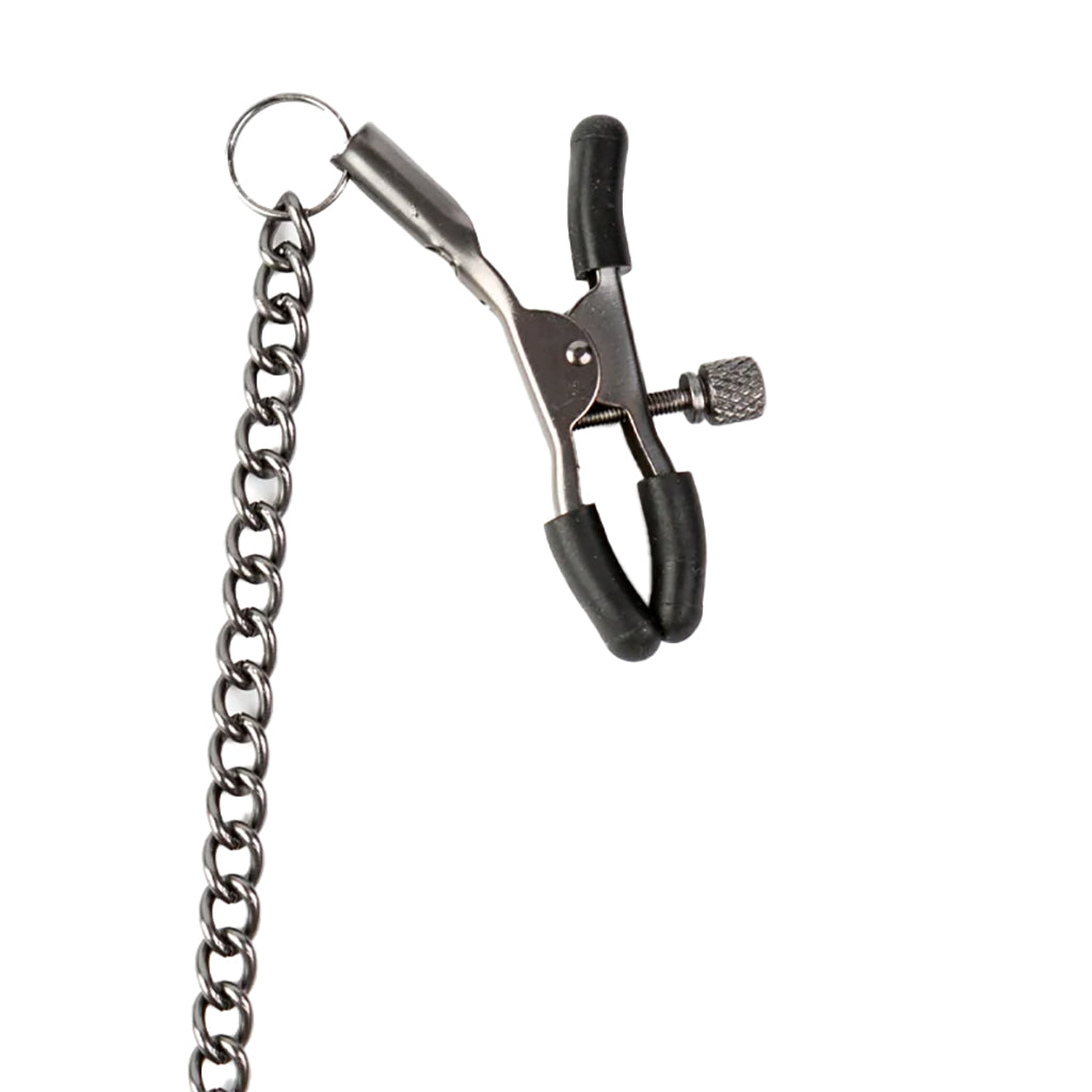 Sei Mio Triple Tease Nipple and Clit Clamp Set Bondage and Fetish > Nipple Stimulators & Clamps