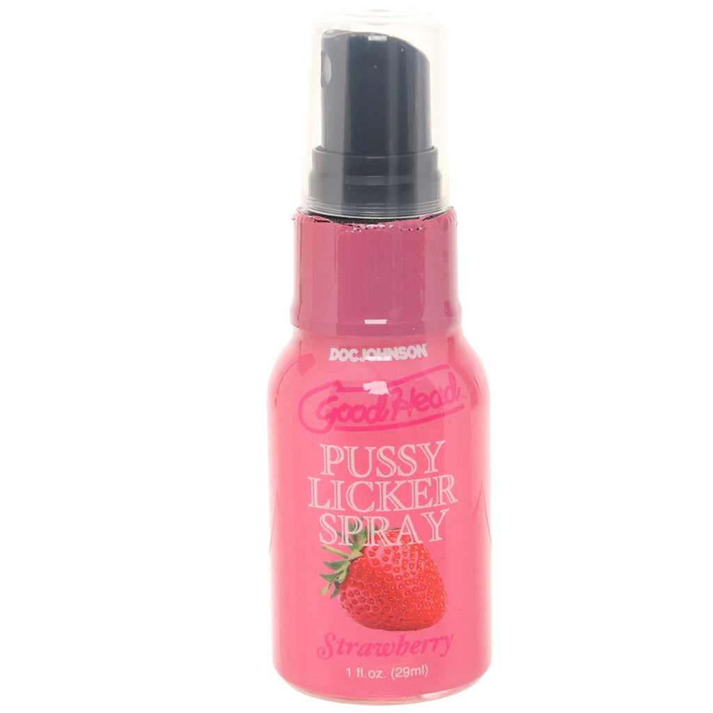GoodHead Pussy Licker Spray 1fl.oz/29ml in Strawberry Lubes and Lotions > Flavored Sex Lubes